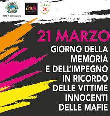 21 marzo 2023 – Giornata Nazionale della Memoria e dell’impegno in ricordo delle vittime innocenti delle mafie